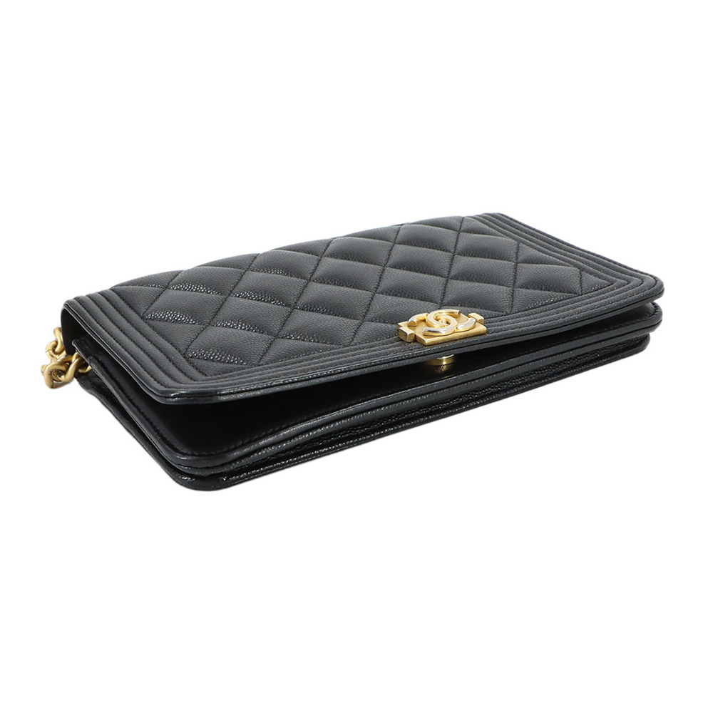 CHANEL Black Caviar Leather Wallet - Picture 4 of 10